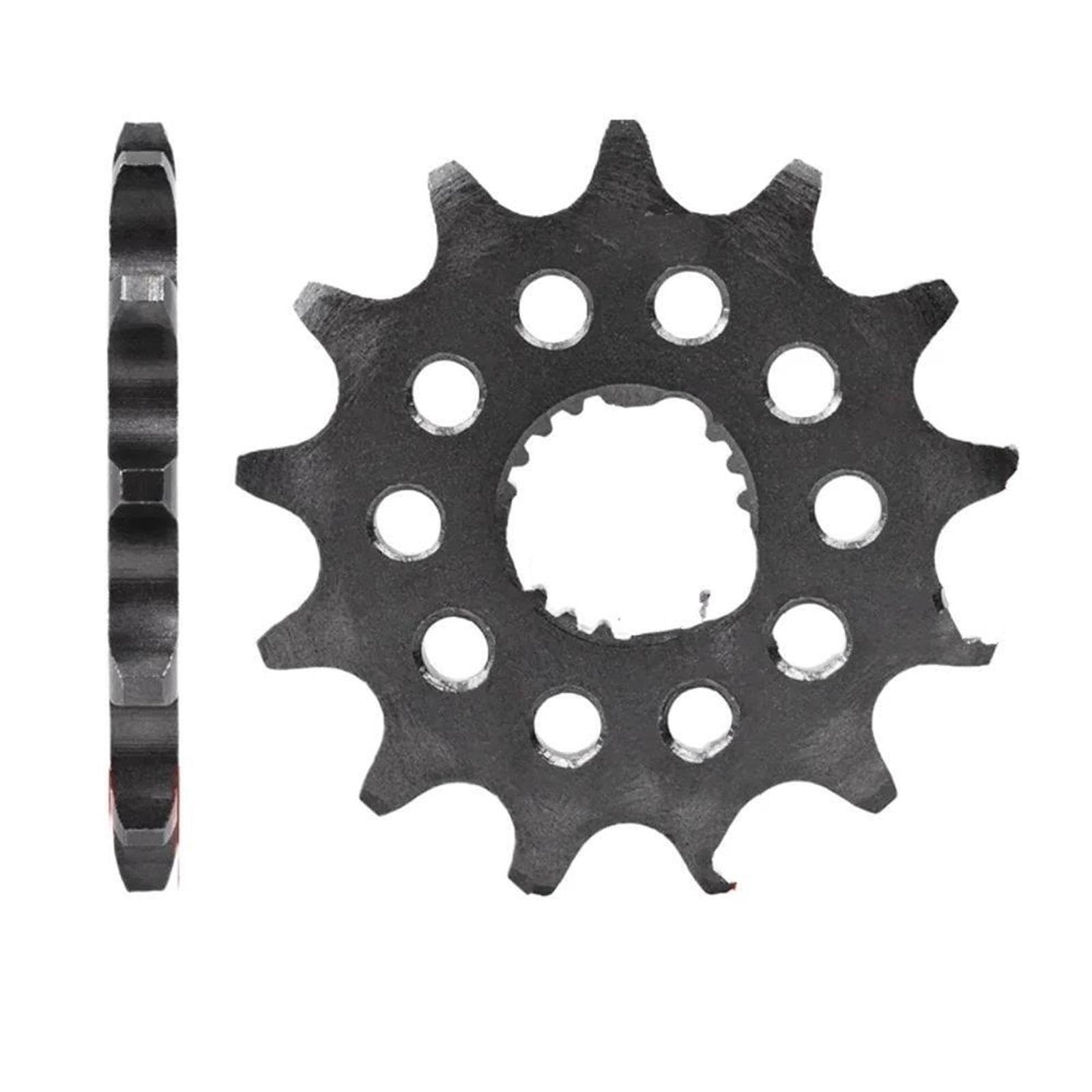 Moto Piñon Delantero， Para WR250 2020-2024 YZ250 2010-2024 WR 250 YZ 250 Piñón trasero delantero de 520 13T 51T cadena retenedor placa，(Front and Rear)