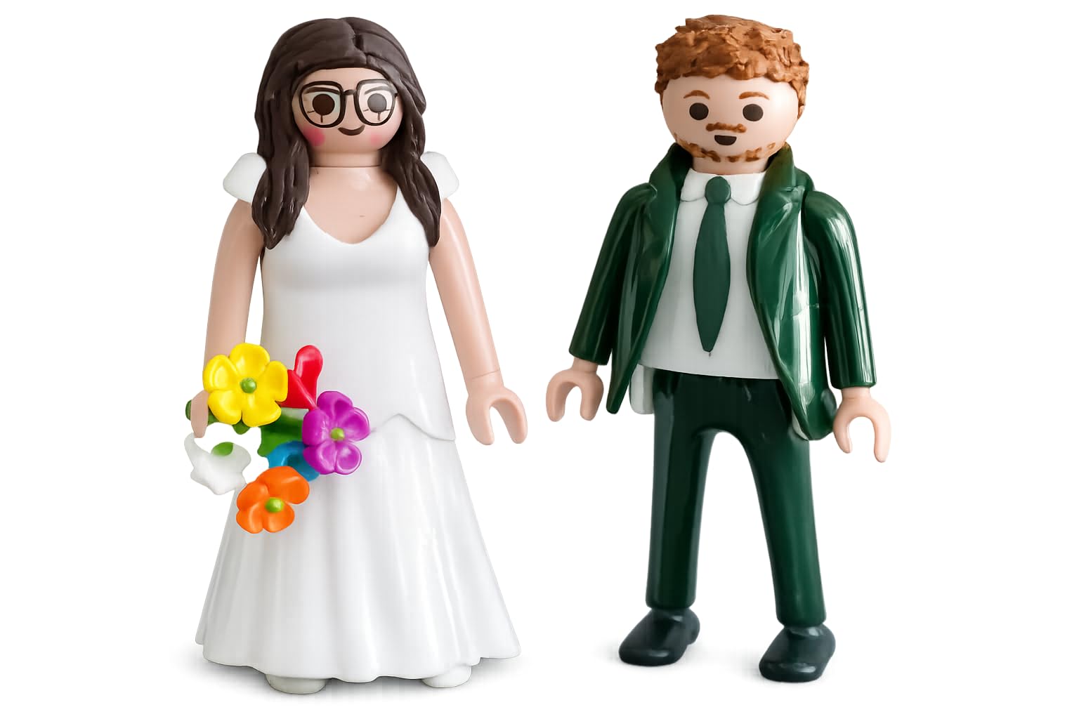 Figuras personalizadas para tarta de Boda - Clicks - PAREJA PERSONALIZADA: Crea tu Propio Personaje Único y Exclusivo