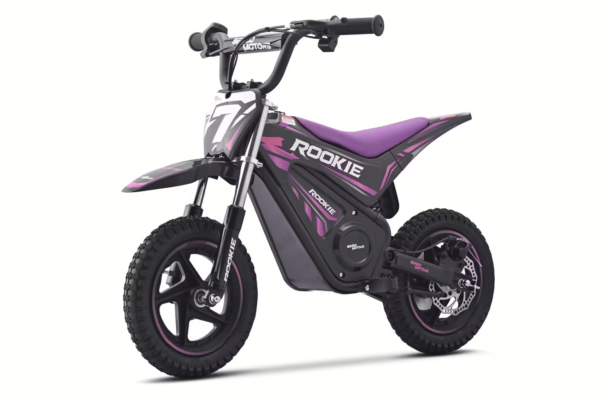 Pocket bike elettrica per bambini ROOKIE 24V (12") | Batteria al litio | Motore brushless 250 W | Freno a disco