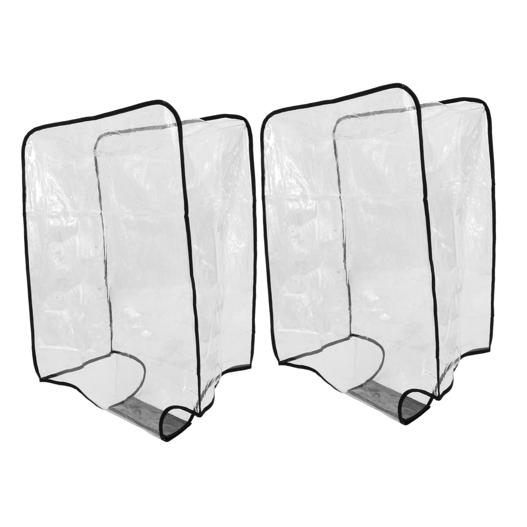 CALLARON 2piezas Fundas para Equipaje Transparentes de PVC Fundas Antipolvo y Antipátinas para Maletas de Viaje Fáciles de Instalar y Quitar para Maletas