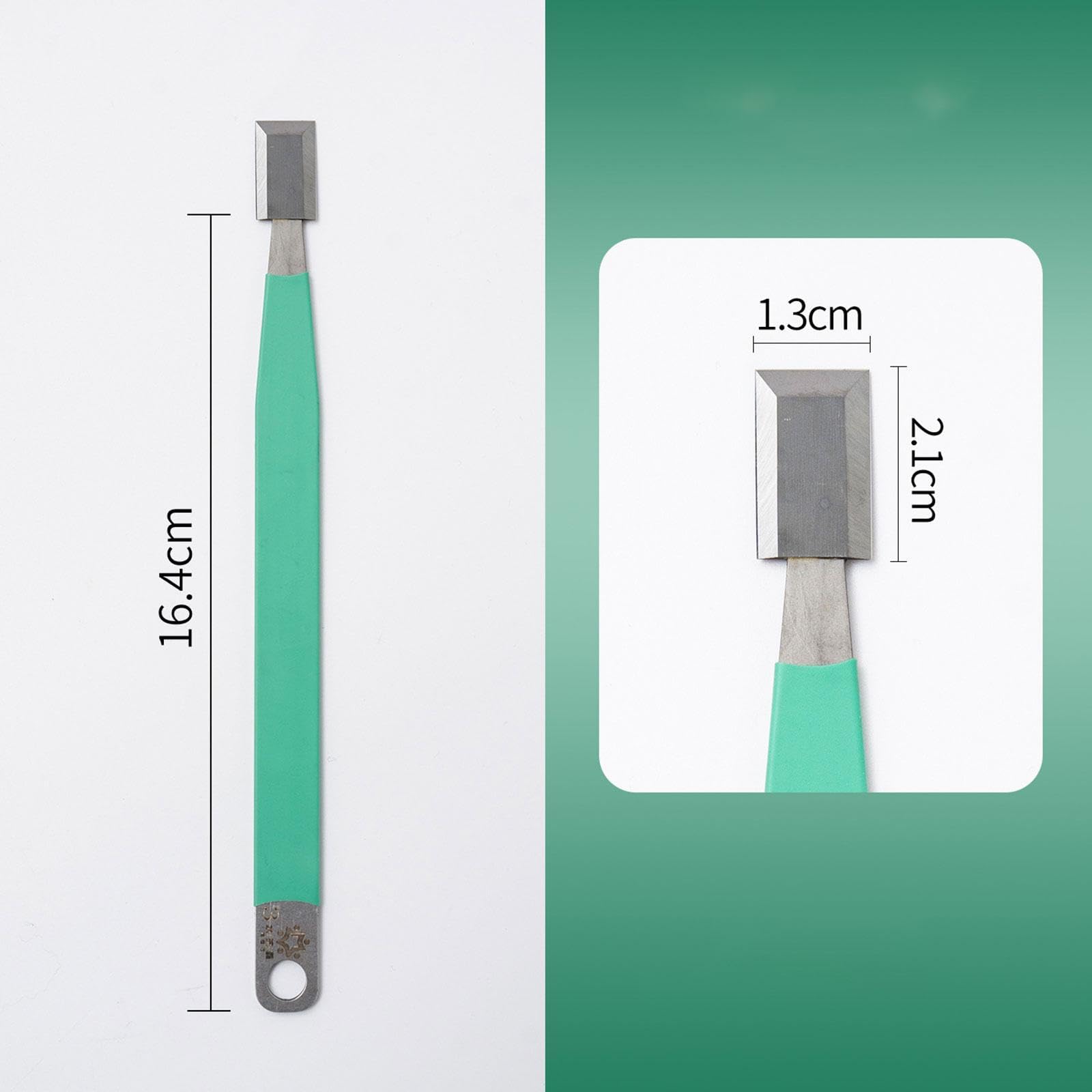 Herramienta para Esculpir Arcilla, Herramienta para Modelar Cerámica, Instrumento de Corte, Mango de Tungsteno, Adecuado para Talleres de, 2, Individual