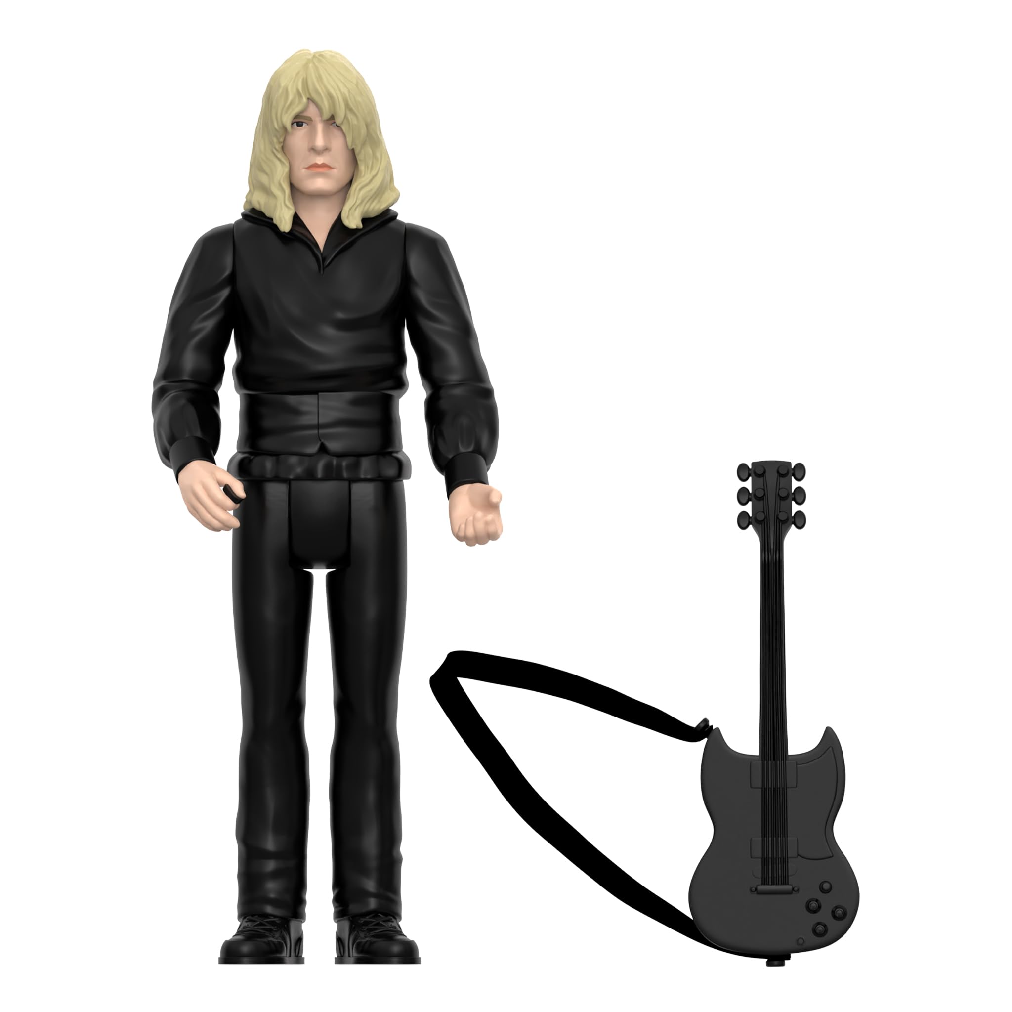 Super7 Spinal Tap Reaction Figures Wave 02 - David St. Hubbins (None More Black) Action Figure — image 1