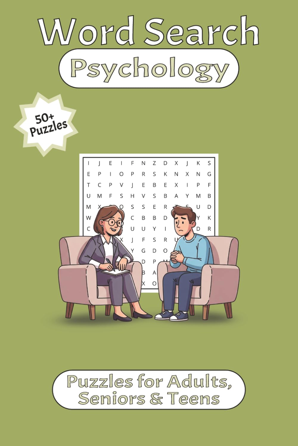 Psychology Word Search: Word Searches with Easy to Read Print about Psychology, Mindfulness, and More | 6x9 inches, 110 pages, 55 Puzzles | Great for Holidays, Free Time, & More!