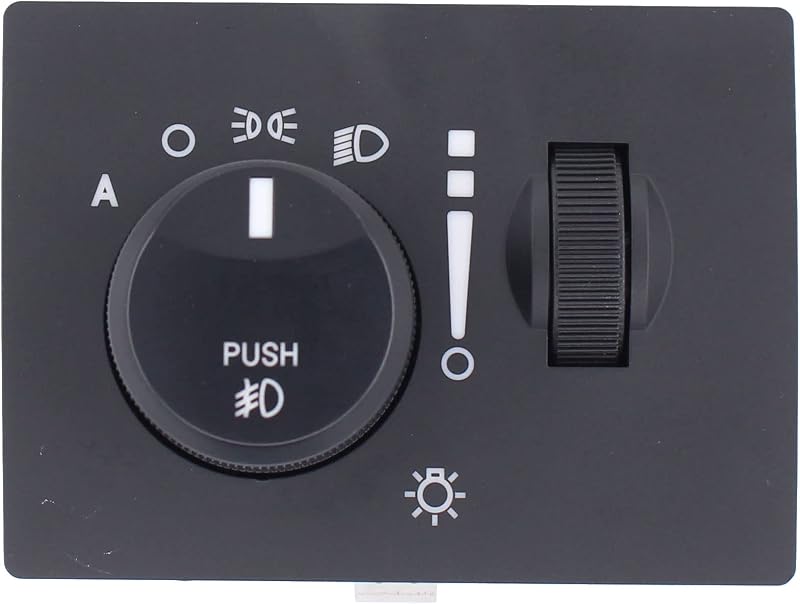 Interruptor combinado do farol e farol de neblina NewYall para Dodge e Chrysler – 1 unidade