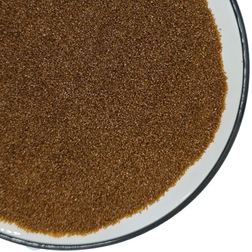 Edible 5 Ounce Fine Decorative Brown Sanding Sugar Sprinkles For Baking, Sparkling Crystals For Cakes, Cookies, Cupcakes, Ice Cream Topping And Rimming Sugar