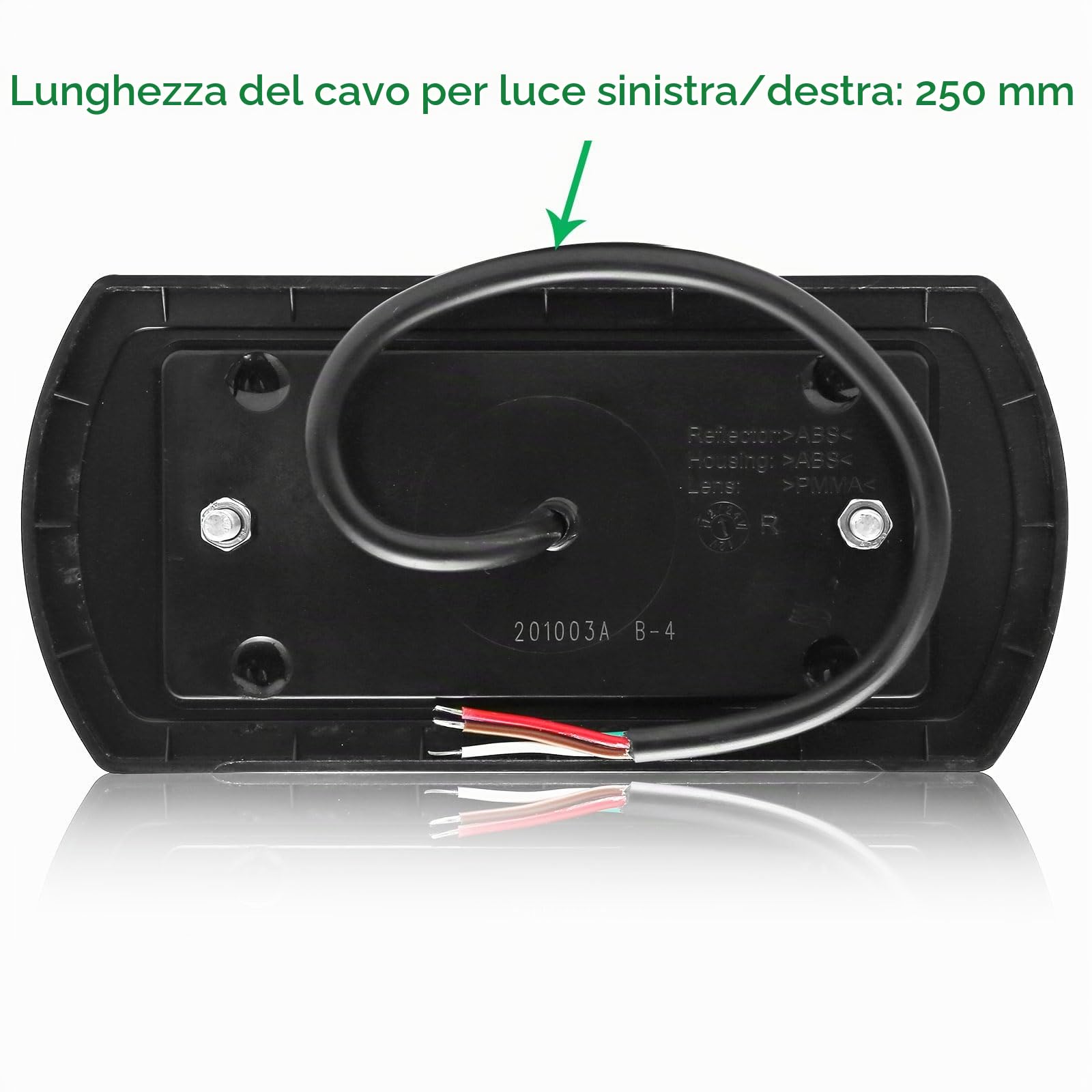 12/24V 2PCS Luci Posteriori per Rimorchio LED,Fanali Posteriori led 12V Lampada del Freni Illuminazione Dell'indicatore Luce di Posizione Effetto Neon Impermeabile per Caravan Furgone E-Mark