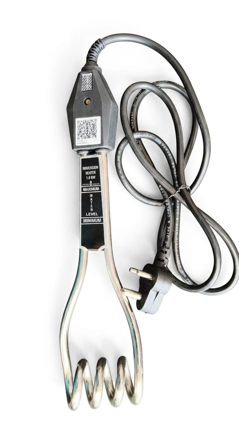 Immersion Heater 1.0 KW, Stainless Steel Heating Element, with Water Level Indicator, 1000W-image-6