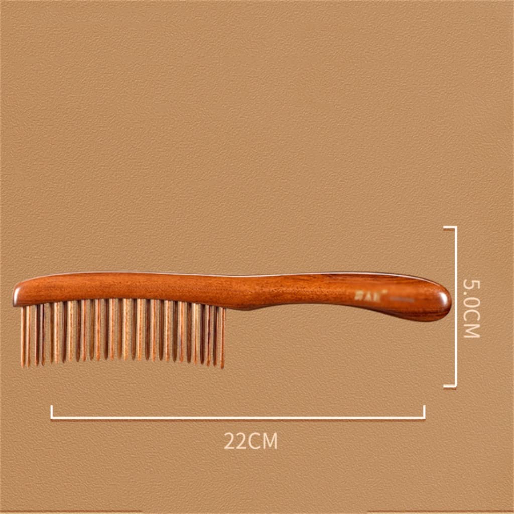 MRKU Peine de Dientes de Doble Fila, Peine de Masaje portátil para el hogar, Peine para Cabello Largo y Corto, Regalo Personal, Peine para el Cuidado del Cabello