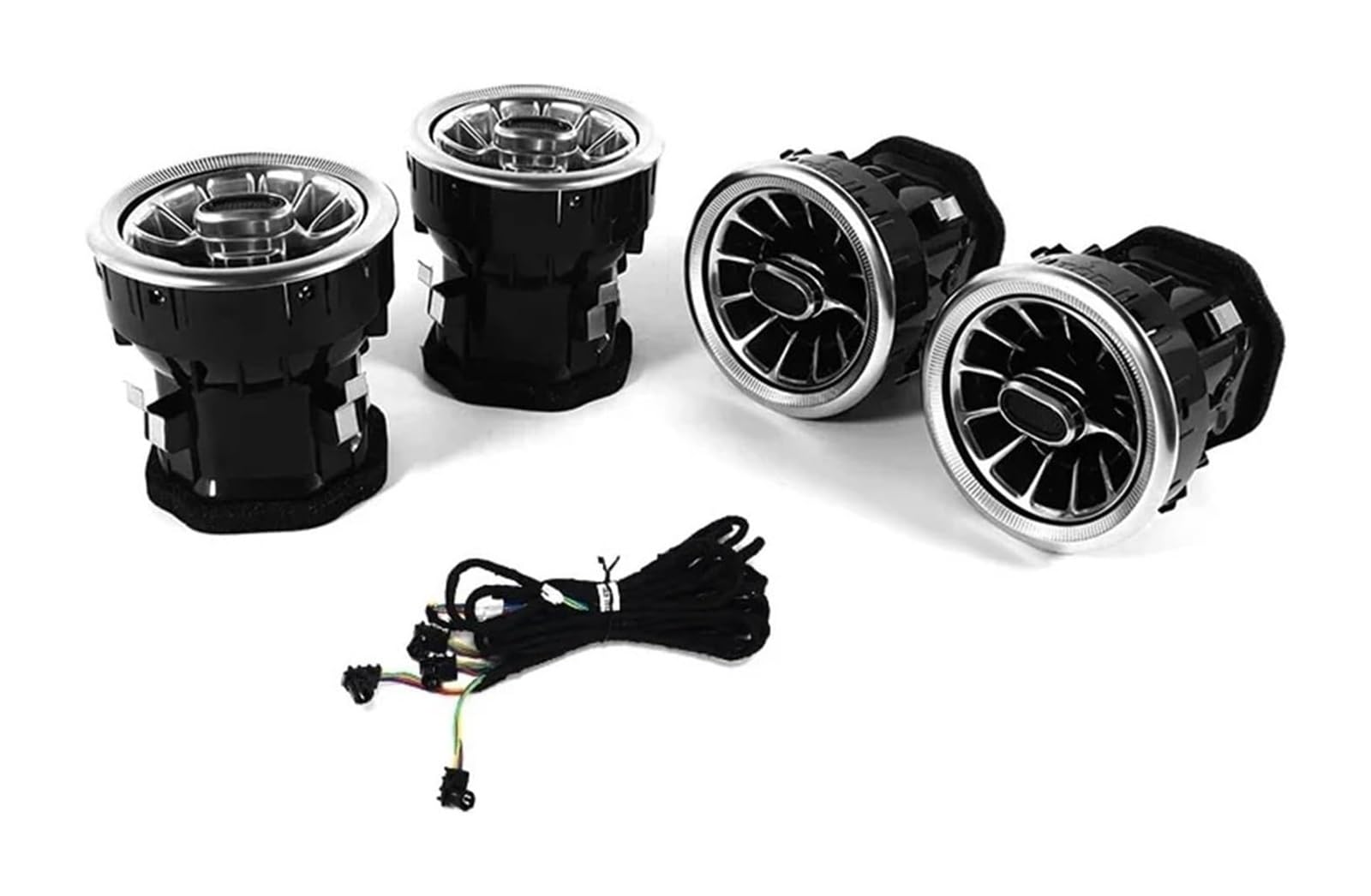 Kratka wylotowa AC do samochodu Benz do Vito W447 dla klasy V V220 V250d 2014-2023 samochodowa przednia deska rozdzielcza LED klimatyzacja odpowietrznik kratka AC