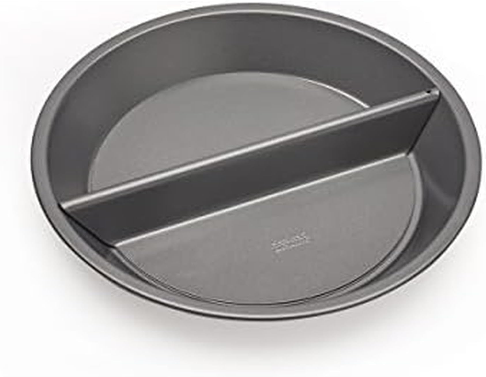 Professional Non-Stick Split Decision Pie Pan, 9-Inch, Gray