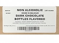 Vista 5 de Andy Anand - Botellas europeas de chocolate negro rellenas con 18 licor de estante superior
