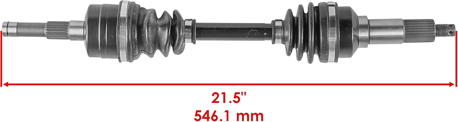 Caltric Front Left Complete Cv Joint Axle Compatible with Yamaha Kodiak 450 Yfm450Fa 4Wd 2003 2004 2005 2006
