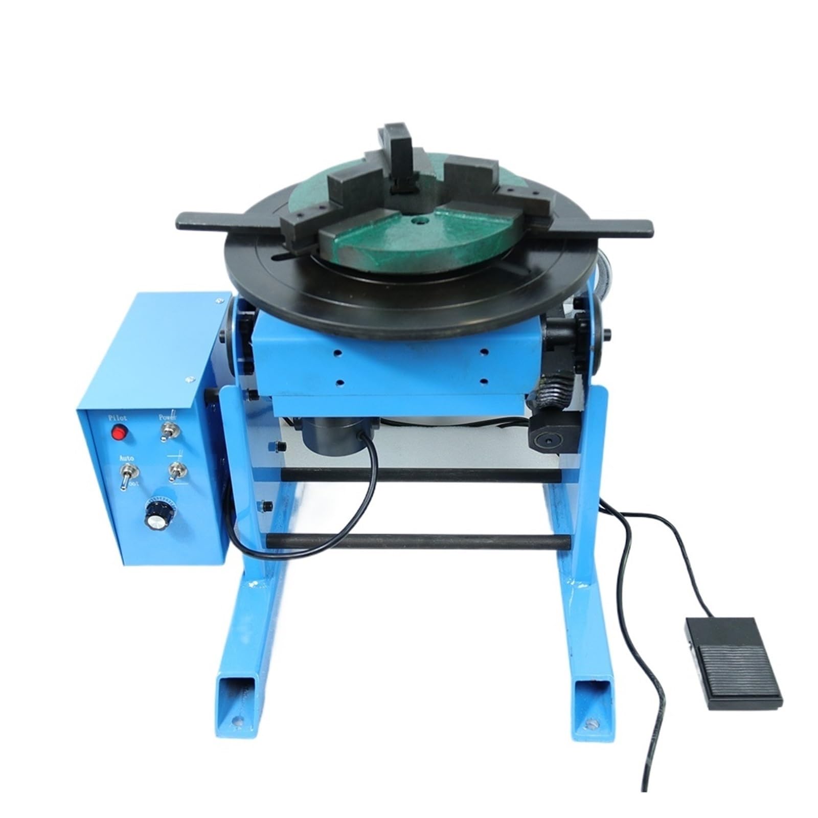 300KG Heavy Duty Welding Positioner Rotary Turntable Table Weld Positioning Equipment with Manual Chuck Smooth Rotation