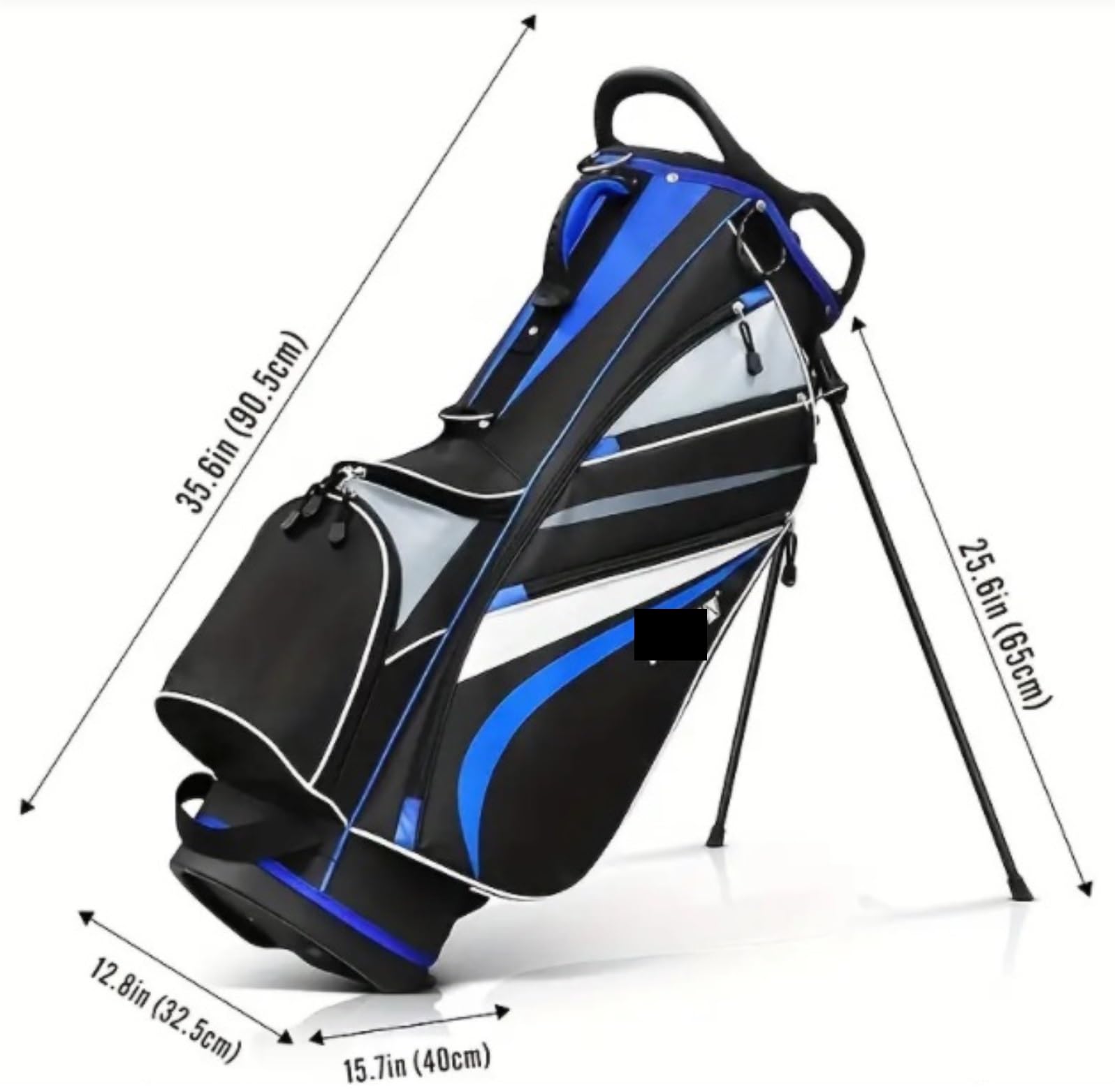 Organizer Do Kijów Golfowych Torba Golfowa Lekka, 6 Kieszeni Na Klub Golfowy Dla Mężczyzn I Kobiet Na Sprzęt Sportowy(Blue)