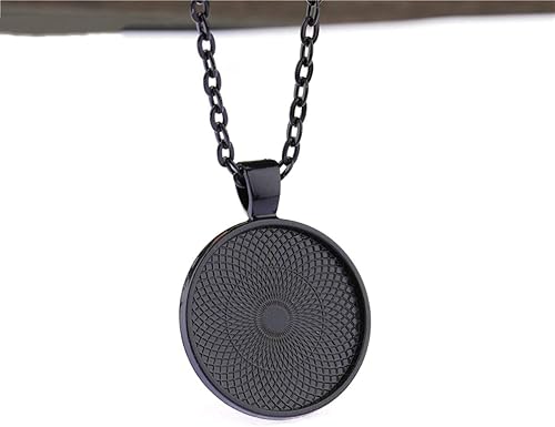 Miniatura 33 de Bandejas colgantes de bisel redondo, cabujón, base en blanco para manualidades, fotos, joyas, hallazgos, fabricación de accesorios, Plata Plata