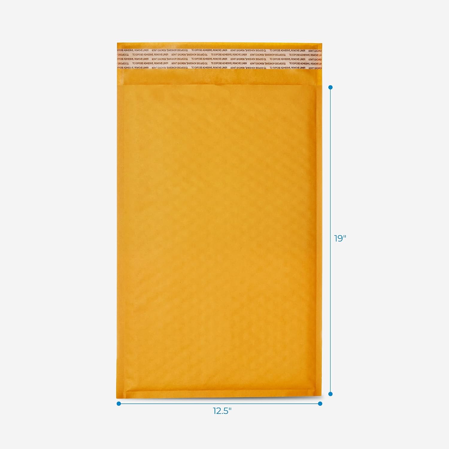 Golden Kraft Bubble Mailers 12.5x19 inch - 50 pack, Self-Seal Cushioning Padded Envelopes #6 | Small Business eCommerce shipping jewelry, makeup, cosmetics, accessories, and more - MADE IN USA