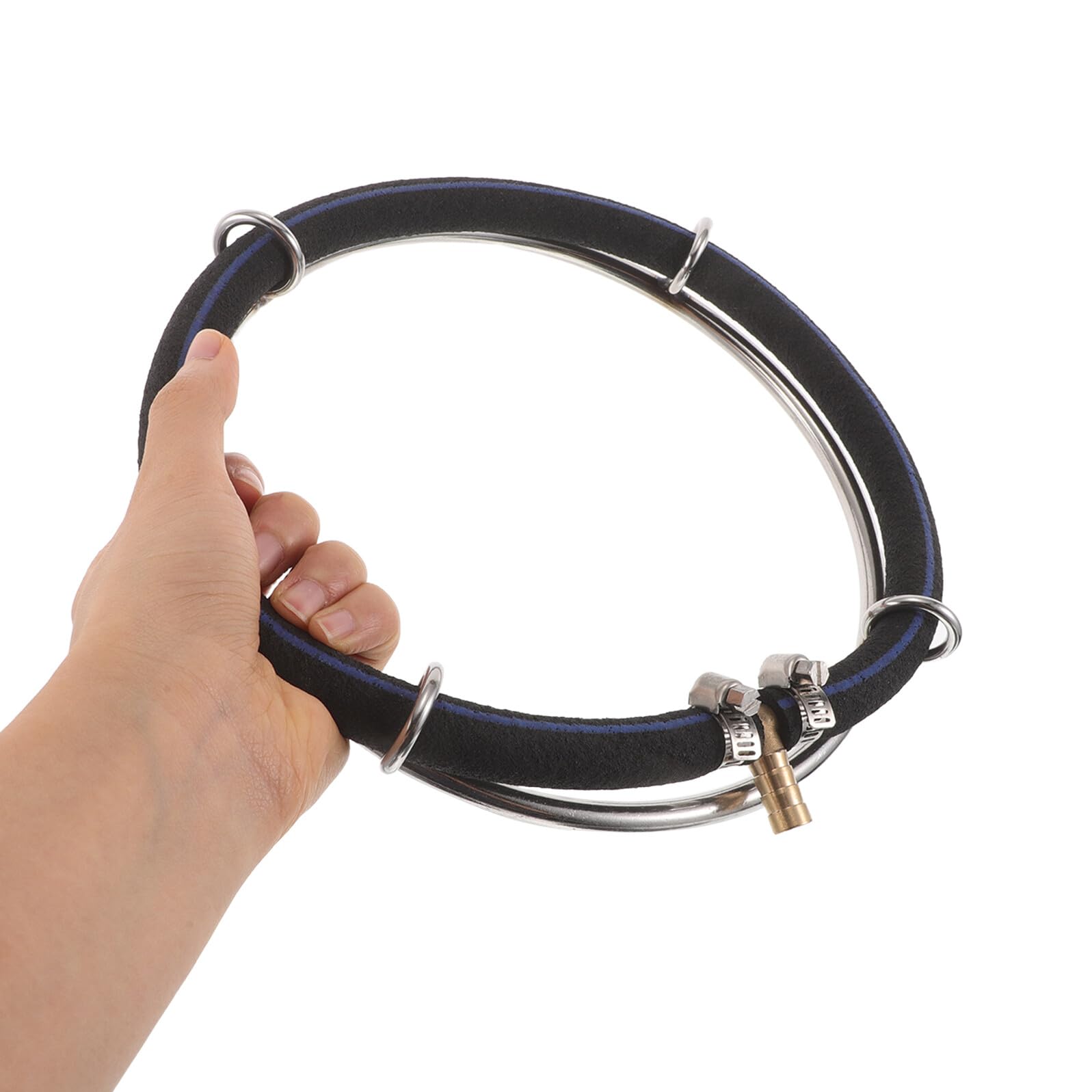 Anillo Difusor De Aire Redondo De Acero Inoxidable Difusor De Burbujas Finas para Acuarios Y Estanques Dispositivo Silencioso De Oxigenación