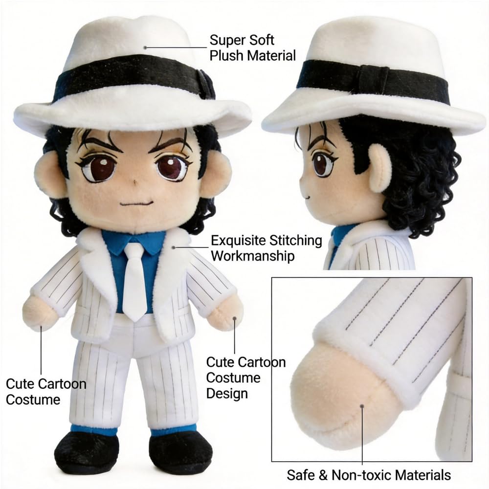 Amazon.co.jp: 対応マイケル・ジャクソン ぬいぐるみ 人形 置物 2026