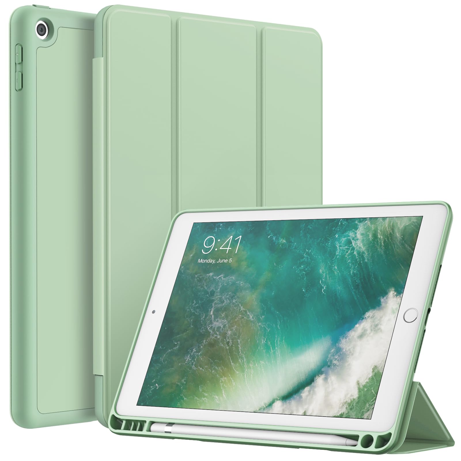 Coque iPad 2018 Légère Évite les Rayures et Protège le Stylet des Chutes - 7