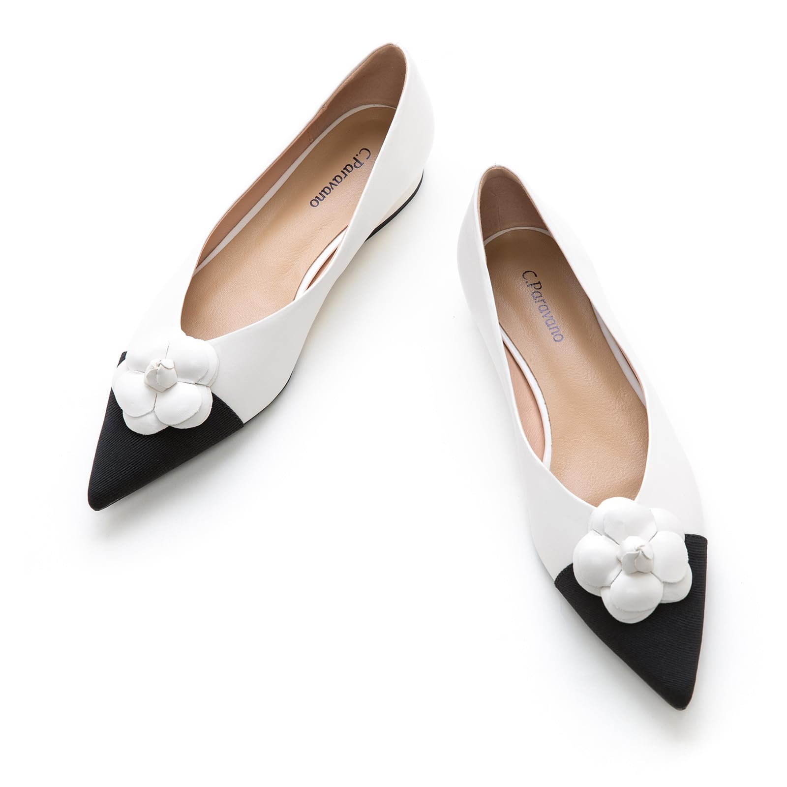 C.PARAVANOPumps with Heels | Pump Women | Pointed Toe Heel Pumps | Dress Pump | Stiletto Shoe | Closed Toe Heels | Pumps Women Navy | Needle Pumps