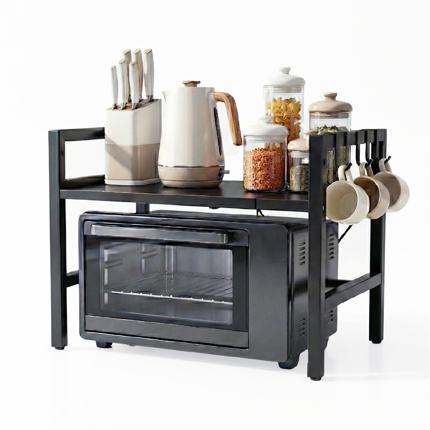 Lifelong Microwave Stand | Oven, OTG Stand for Kitchen | Multipurpose Top Rack for Kitchen Storage | Durable, Rust-Free & Anti Scratch Design Stand with Up to 15kg Capacity-image-15