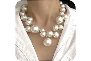 Exquisitely Chunky Pearl Necklace: Making a Statement with Every Strand