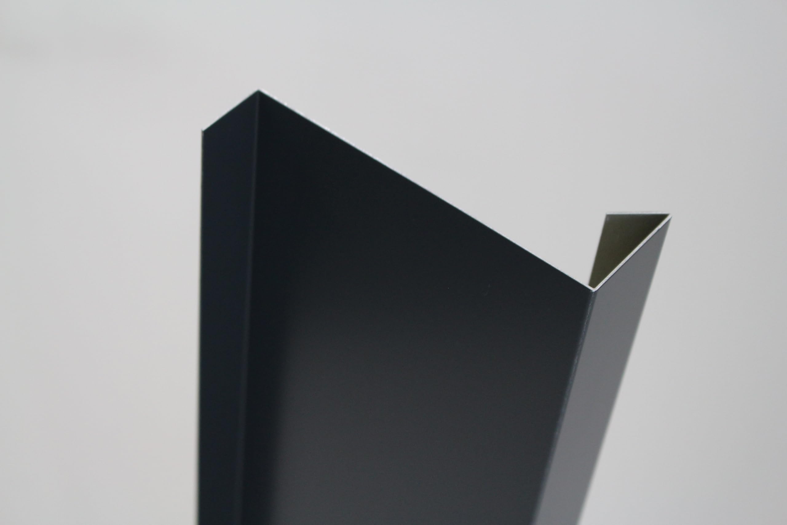 Schlögel GmbH Aluminium Tropfblech 1mm Alu Ral 7016 1500mm, 15/40/70/25 | Abschluss 5° Anthrazitgrau, T=50-400mm Ausladung wählbar, Anschraubsteg 25mm, gekantete Ausführung