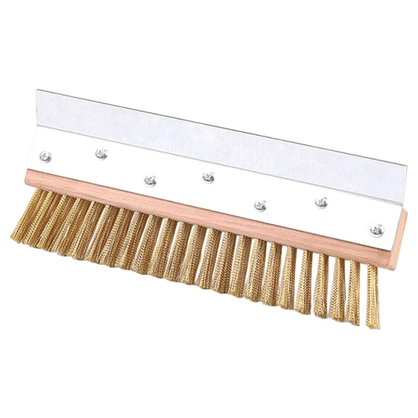 Cabezal de Cepillo de Alambre para Limpiar Hornos de Pizza, Portátil, Versátil, Cepillo para Parrilla para Acampar, Restaurantes, Cocinas Y