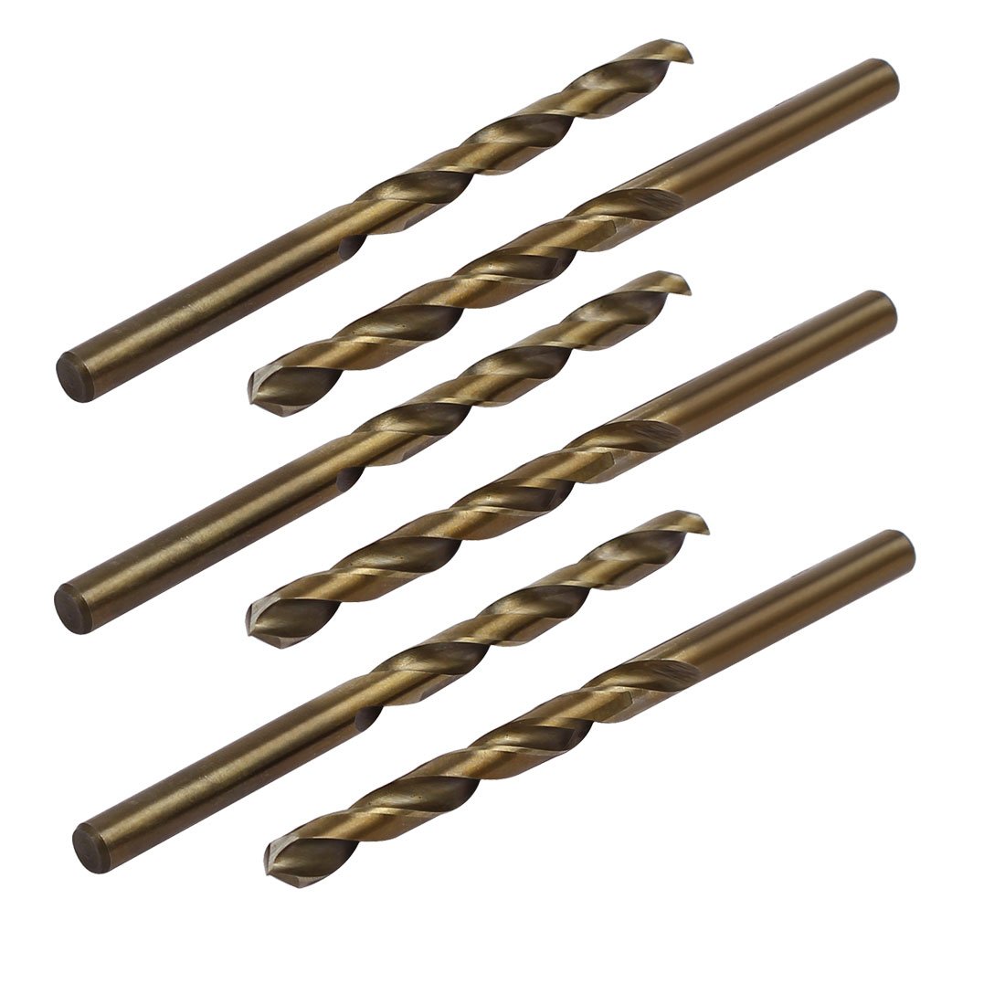 Lot De 6 Forets Hélicoïdaux HSS Cobalt 5.8 Mm - Sourcing Map, Pour Métaux, Longueur 90 Mm - 9