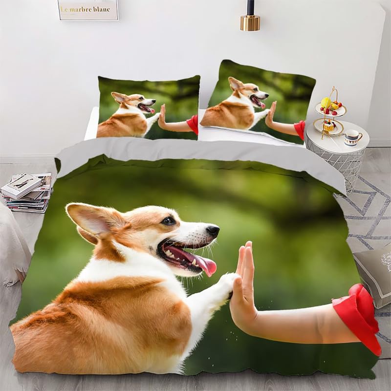 Funda nórdica de perros cama 90 microfibra suave que evita el frío infantil