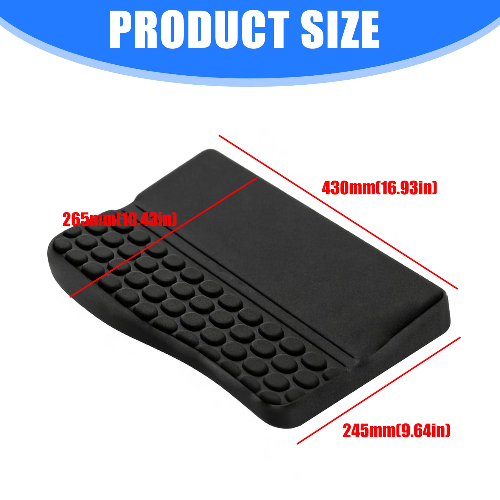 Coussin de poignet pour clavier en mousse à mémoire de forme pour réduire le stress - Repose-poignet durable
