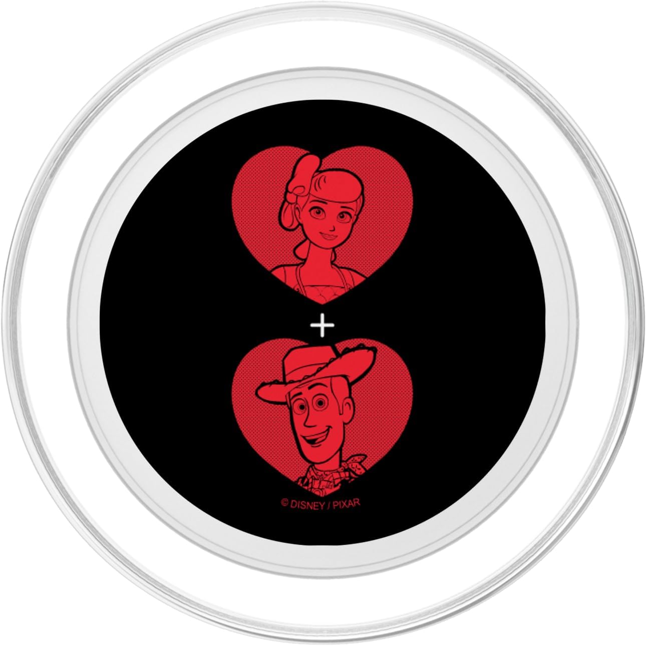 Disney PIXAR Toy Story Bo Peep and Woody Hearts PopSockets MagSafe PopGrip for iPhone