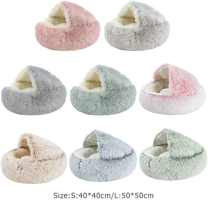 Cama Redonda Perro Pequeño 50cm Suave miniatura 7