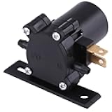 Klanata AWP01 Windshield Washer Pump Universal, Windshield Washer Motor Pump, Replacement 12V Universal Windshield Windscreen Wiper Washer Pump Motor For Car Van Bus Truck