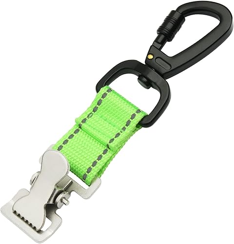 Correa para guantes de trabajo, clip para guantes de golf, clips de cinturón de guantes resistentes con clip de cocodrilo para una fuerte fuerza de