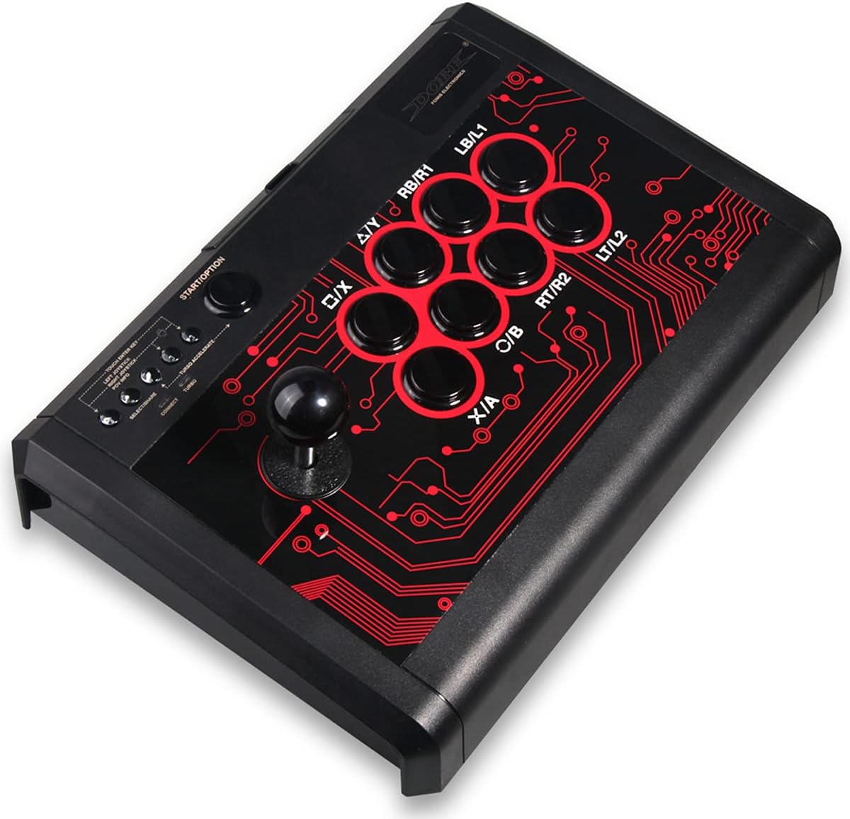 ZertyIre Fighting Gamepad Controller Compatible with Stick PS4 Arcade PS4 SLIM PRO King of Fighters Street Fighter, with USB Port, Plug and Play