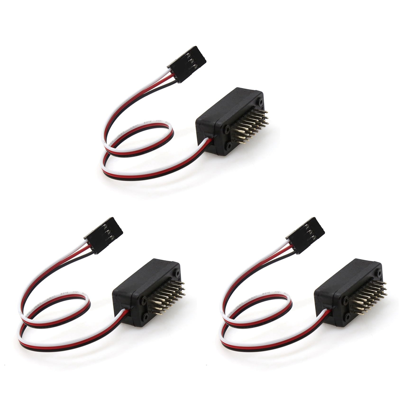 Interruptor de luces CH3 para coche RC de panel LED accesorio SCX10 TRX4 8