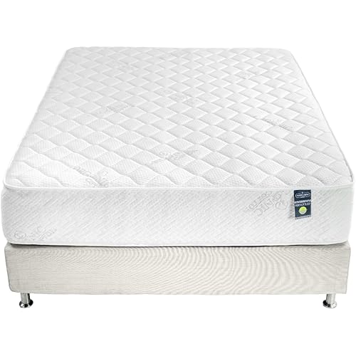Twin Size Mattress - 10 Inch Cool Memory Foam & Spring Hybrid Mattress with Breathable Cover - Comfort Plush Euro Pillow Top - Rolled in a Box - Oliver & Smith