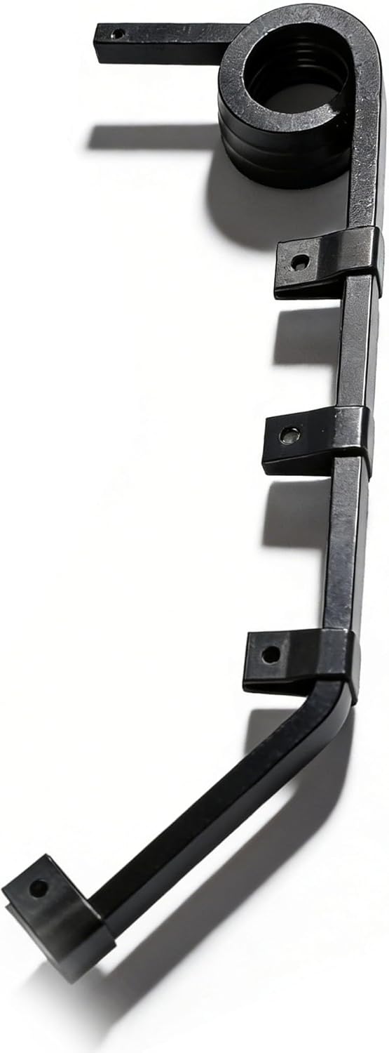 Angled Bar Type Mud Flap Hangers for Semi Truck Mud Flap Hangers for Semi Mud Flaps with Reflective Strip Tape Square Steel Mudflap Hangers with 3 Coils
