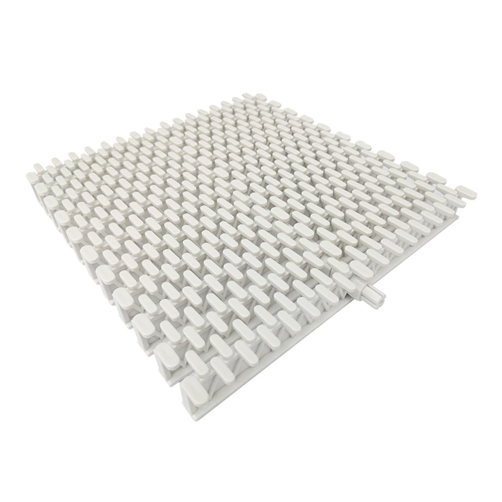 UZAMIRLEX Drainage Overflow Grate, Pool Drain Channel Overflow Grating 18-30x100cm 5-10pcs For Above Ground Pools Walkway(30x100CM/10pcs)