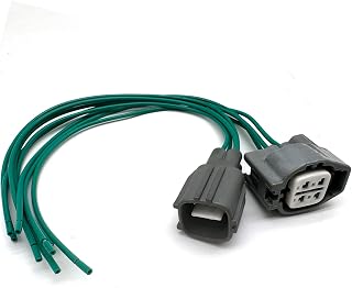 4 Way Waterproof Oxygen (O2) Sensor Connector Wiring Harnesses Terminal Compatible with Toyota Lexus 90980-11028/6189-0623/6189-0581/6189-0187