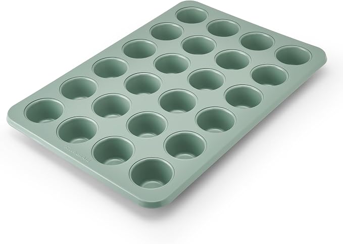 KitchenAid Nonstick Steel Muffin Pan, 24 Cup, Pistachio | Amazon