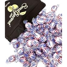 SweetGourmet Sugar-Free Peppermint Hard Candy, Wrapped Starlight Mints, 2 Pound, Natural Flavor, Gluten-Free, Fat-Free, 180 Pieces