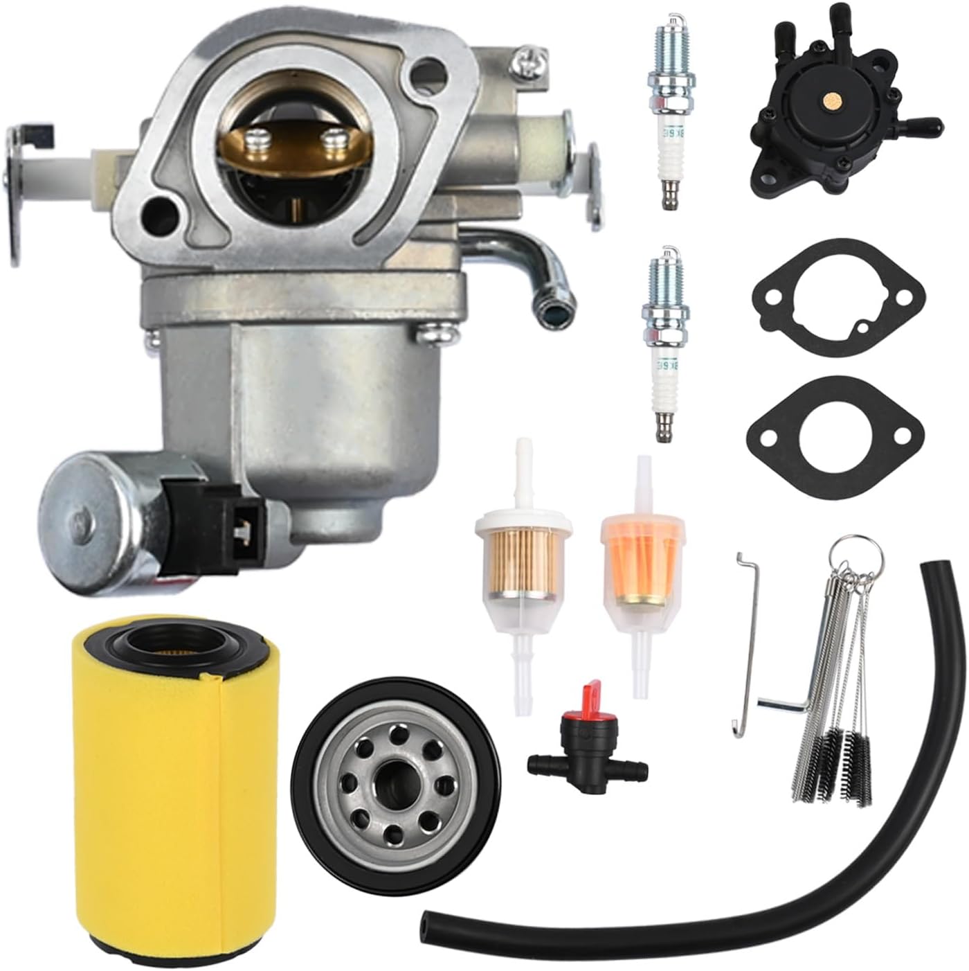 Mower Carburetor Carb Kit with Fuel Pump Compatible with John Deere Z335E Zero Turn Mower