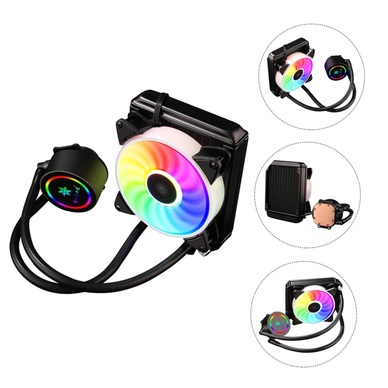 1 Pz Raffreddatore CPU Dissipatore Ad per Computer Raffreddamento Duratura Design Compatto e Facile per Gaming e Uso Prolungato