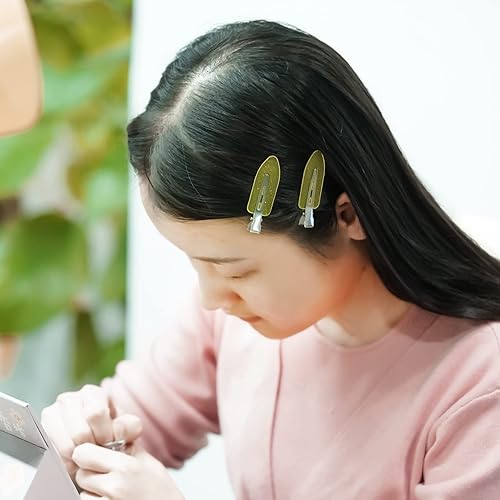 Miniatura 6 de Wobe 24 pinzas para el cabello sin arrugas, sin doblar, sin arrugas, pinzas para rizos, peinados, flequillo, aplicación de maquillaje, horquillas