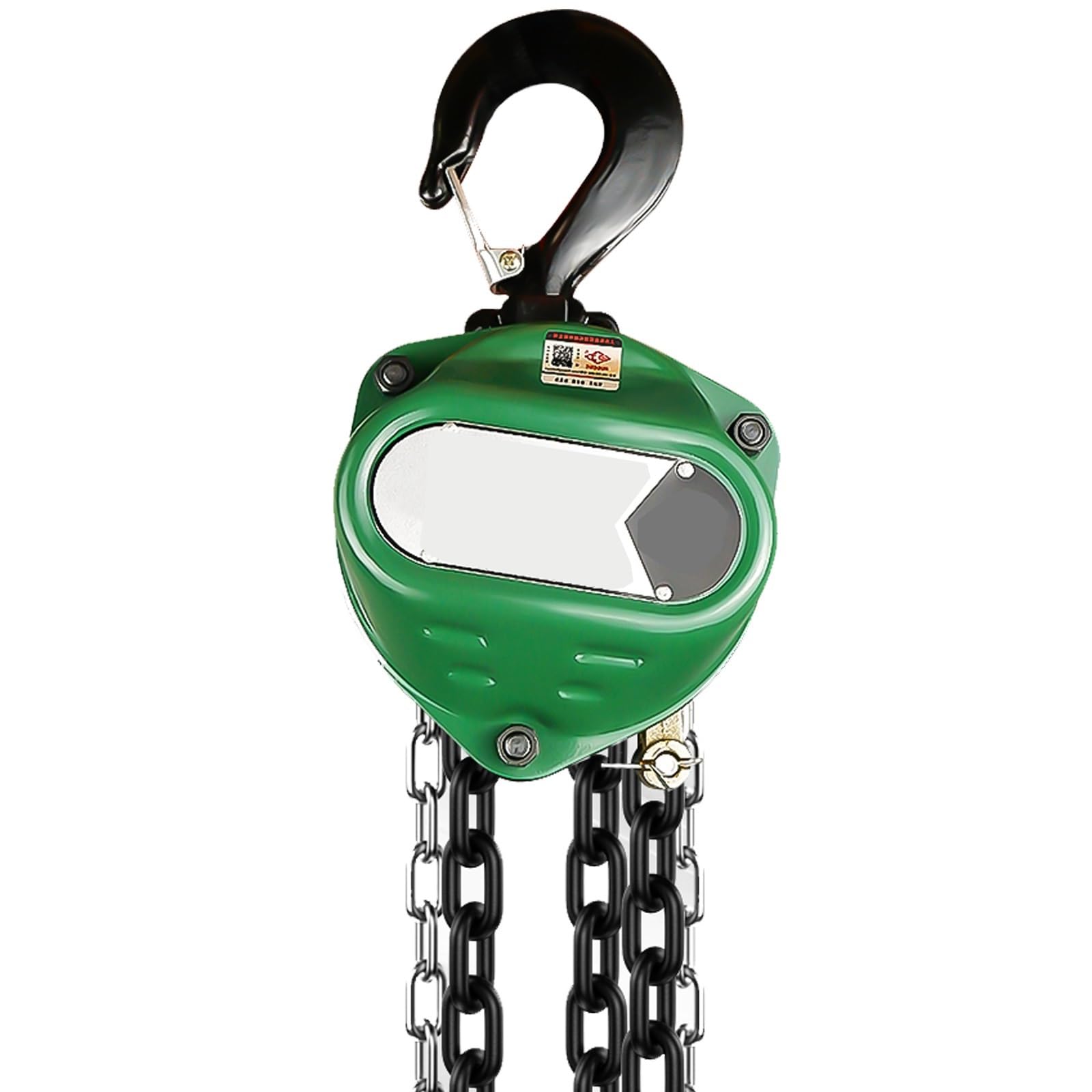 Handkettenzüge Mehrzweck-Kettenzüge Mit Anschlagringen Robuste 360°-Schwenkhaken Mit Doppelklinkenbremsen Lagerkonstruktion(1ton-30ft)