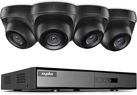 SANNCE 1080P DVR camera with 100 ft night vision for outdoor recording