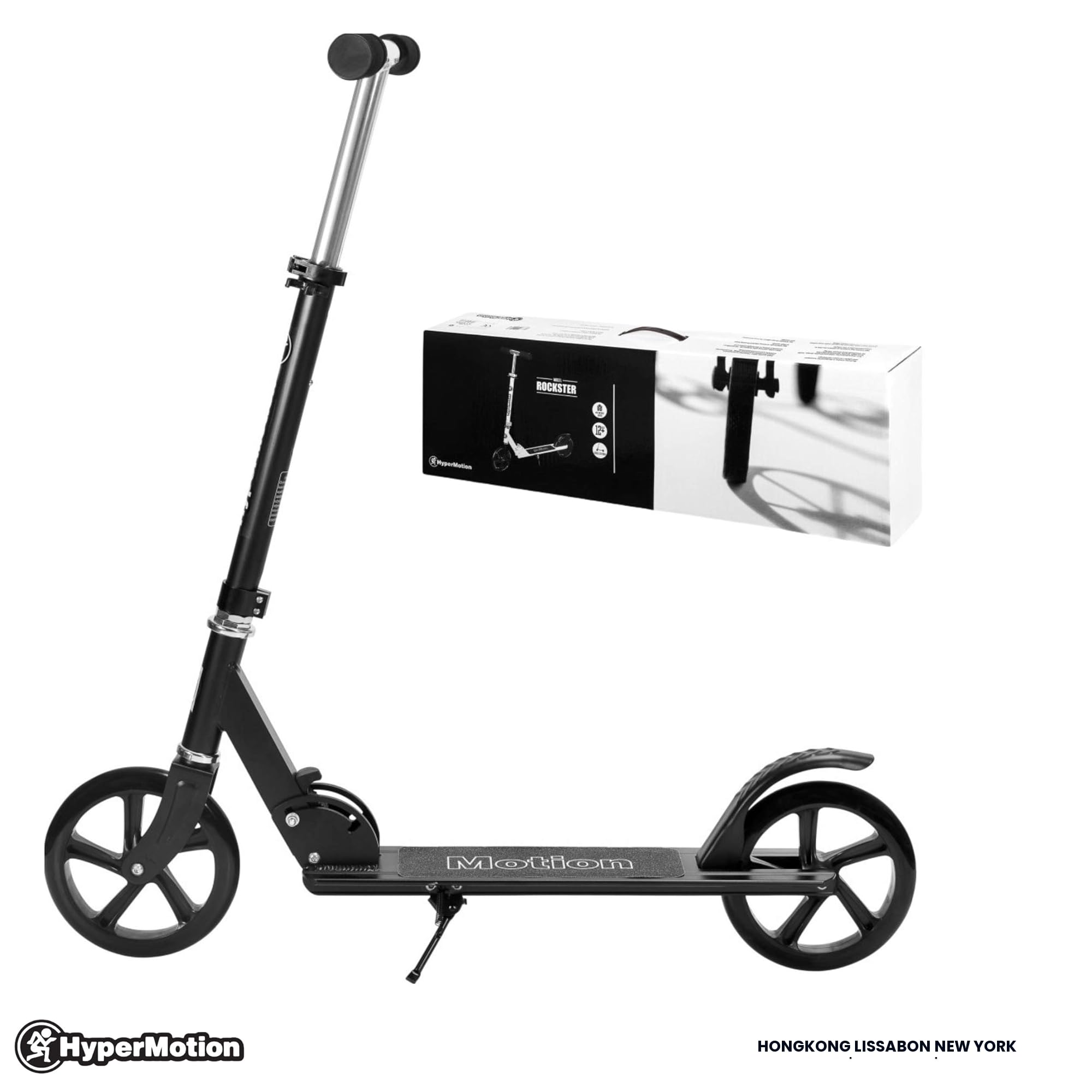 HyperMotion, Kinderroller, Roller für Kinder, faltbar, ab Kleinkind Junge Mädchen, Kinderscooter für Mädchen und Jungen ab 8 Jahre, Kickboard, Tretroller