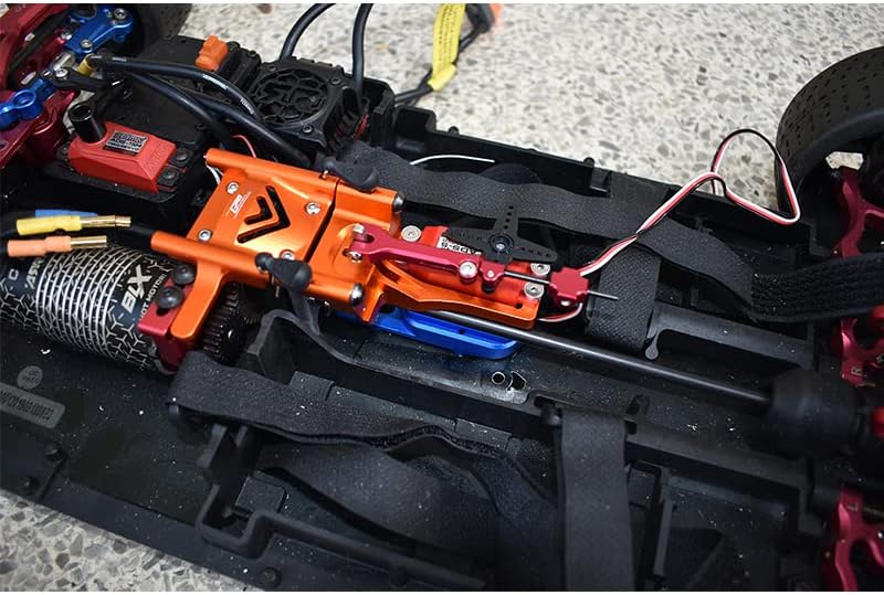 Miniatura 4 de GPM para ARRMA-17 Infraction 6S BLX-ARA7615V2 Kit de freno de mano de aleación de aluminio + cubierta diferencial media